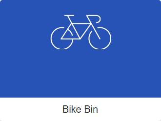 Bike bin icon